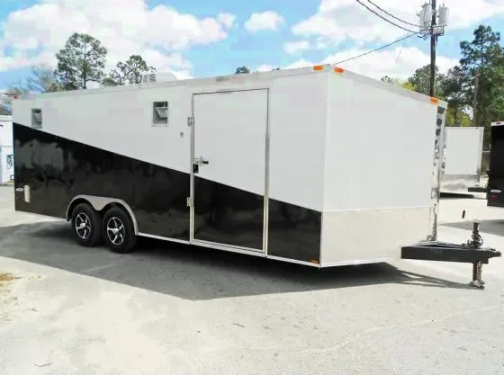 24ft Cargo Bumper Pull with Ramp Door