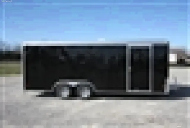 Black Flat Front 24ft with Double Rear Doors