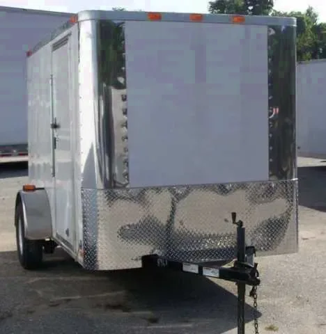 8FT Single Axle Double Door Cargo Trailer