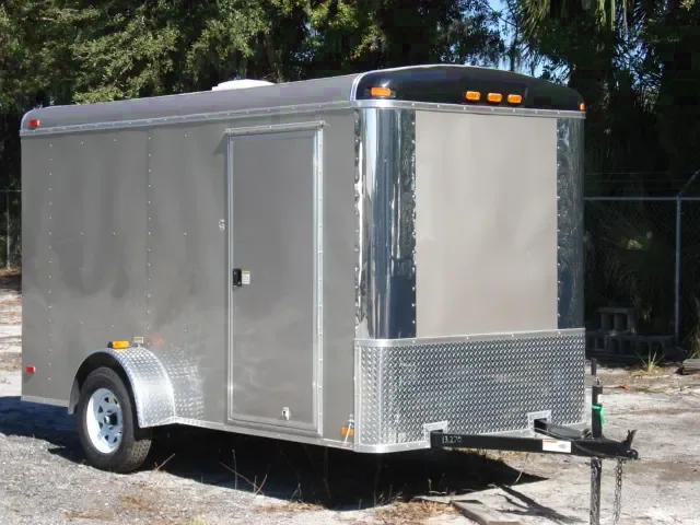 Champagne 12FT Cargo Trailer with 3500lb Axles