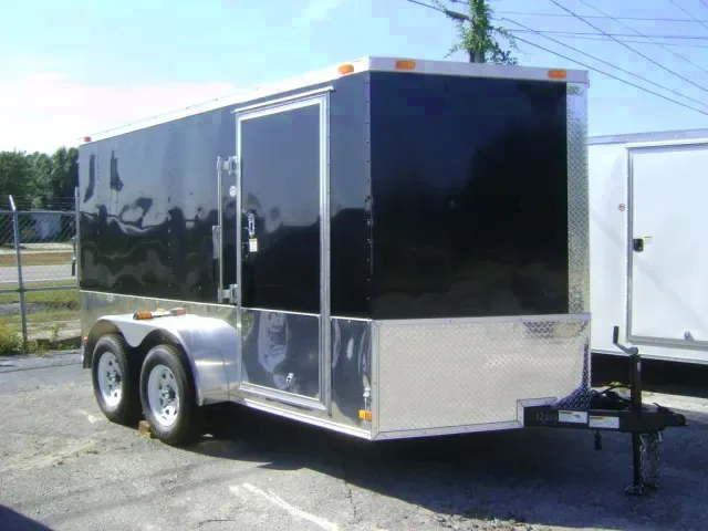 12FT BLACK AND CHROME WITH WRAP AROUND DIAMOND PLATING