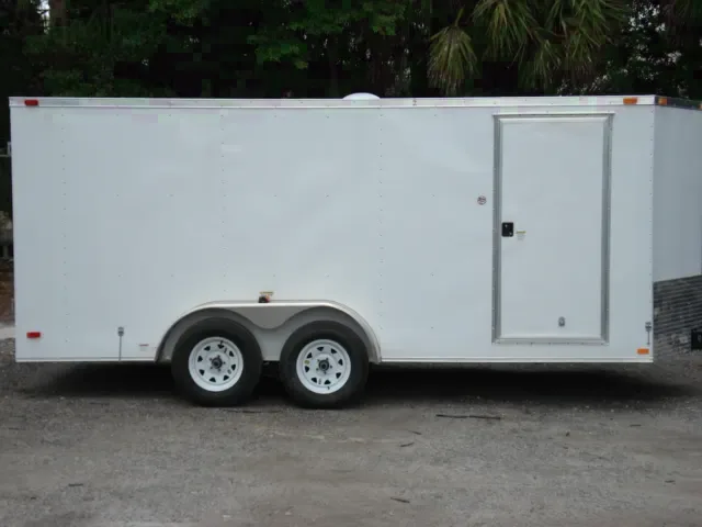16FT ENCLOSED CARGO TRAILER 3500lb Axels