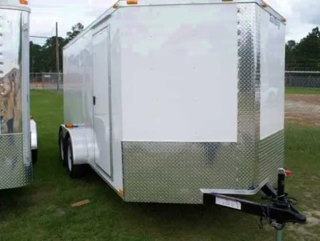 V nose 18ft cargo trailer with v-nose