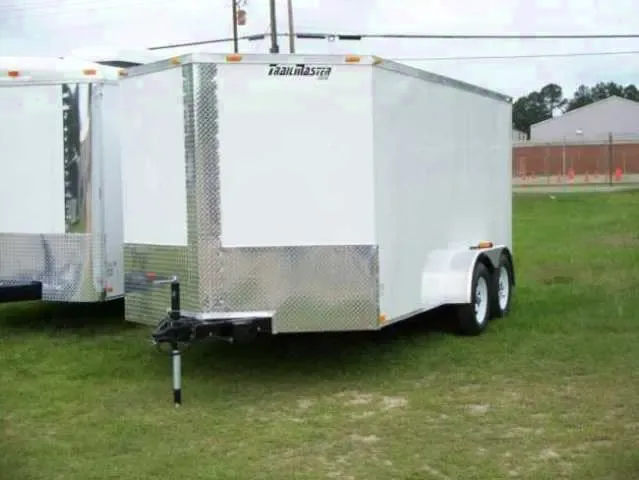 18ft + V Enclosed Cargo Trailer W/ Ramp Door