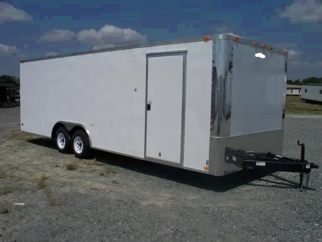 24FT ENCLOSED TRAILER 5200 AXLES W/REAR RAMP