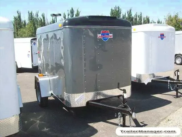 8ft  Single Axle SILVER  With Single Door
