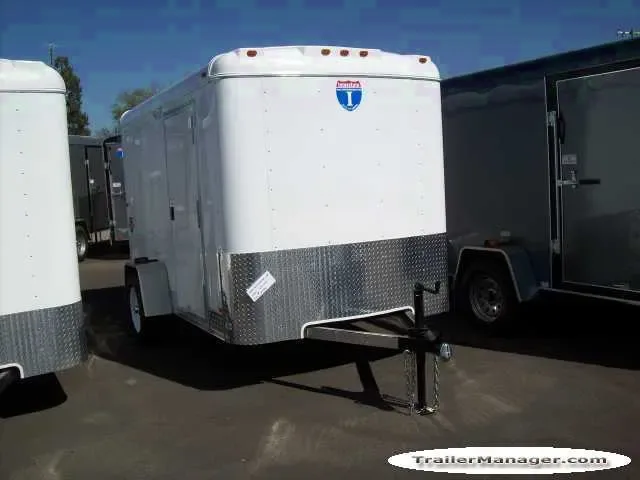 10ft Single Axle WHITE With Ramp