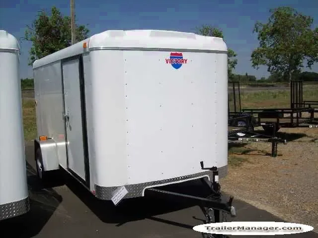 12ft  Single Axle WHITE With Ramp-Finished Interior