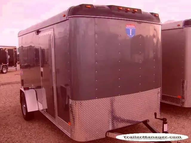 12ft Single Axle SILVER With Double Door