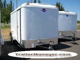 16ft  7K WHITE  With Double Door and Finished Interior