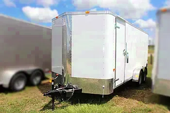 16FT ENCLOSED TRAILER W/REAR RAMP GATE