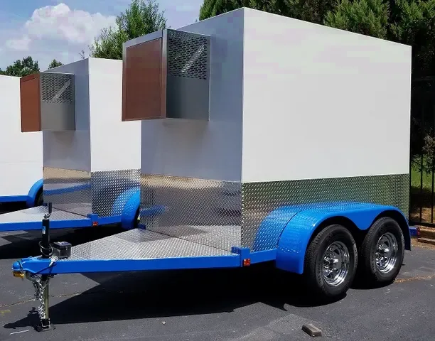 10FT 5200lb Tandem Axle Refrigerated Trailer