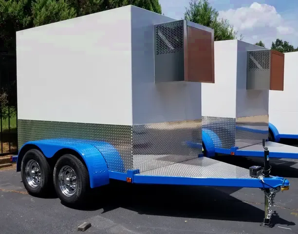 10FT Refrigerated Trailer w/ 76 inch Interior Height