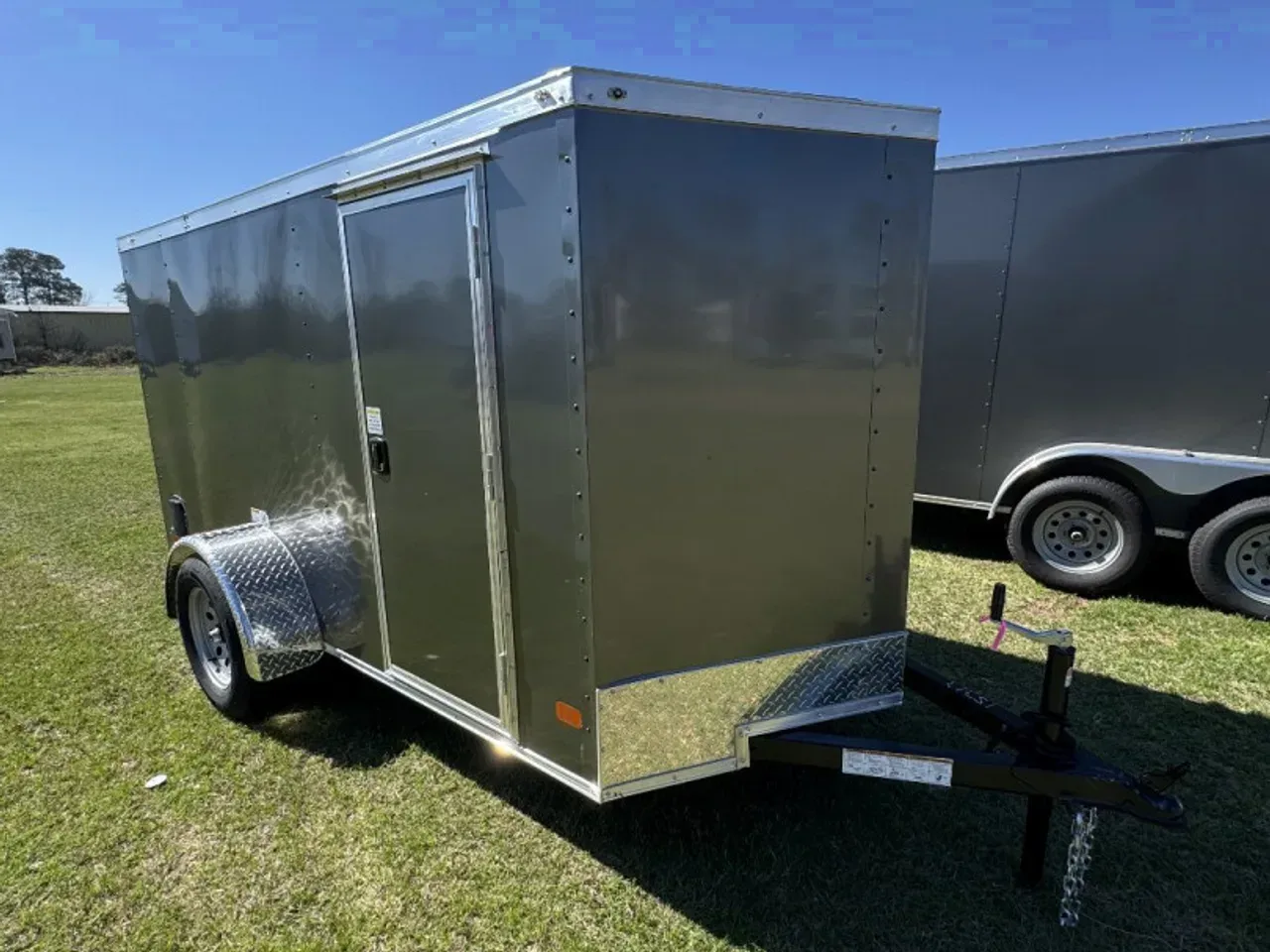 2026 NationCraft Trailers 5x10SA Charcoal Grey Cargo / Enclosed Trailer