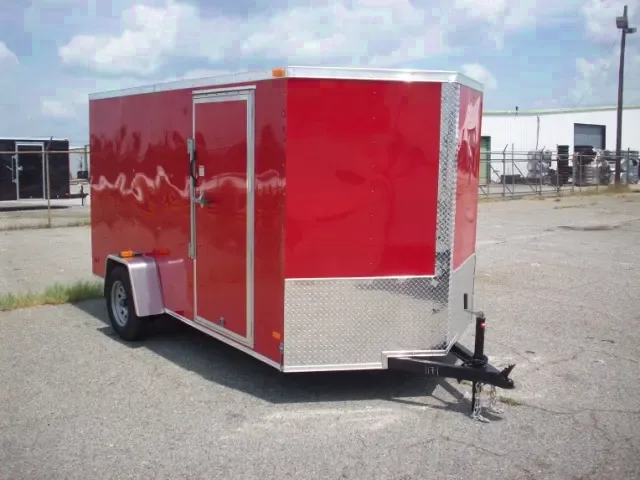 2026 Red 6X10 SA CARGO TRAILER