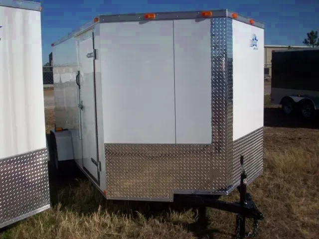 New 2026 WHITE 6X10 SA CARGO TRAILER
