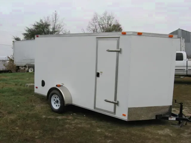 2025 6x12 Single Axle V-Nose Cargo Trailer with Ramp Door - Douglas, GA