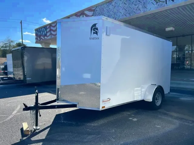 2025 Spartan Cargo 6x12 Enclosed Trailer (White) - Your Offer Awaits