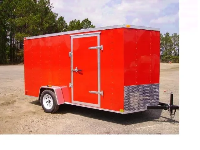 12ft Cargo Trailer V Nose & Ramp