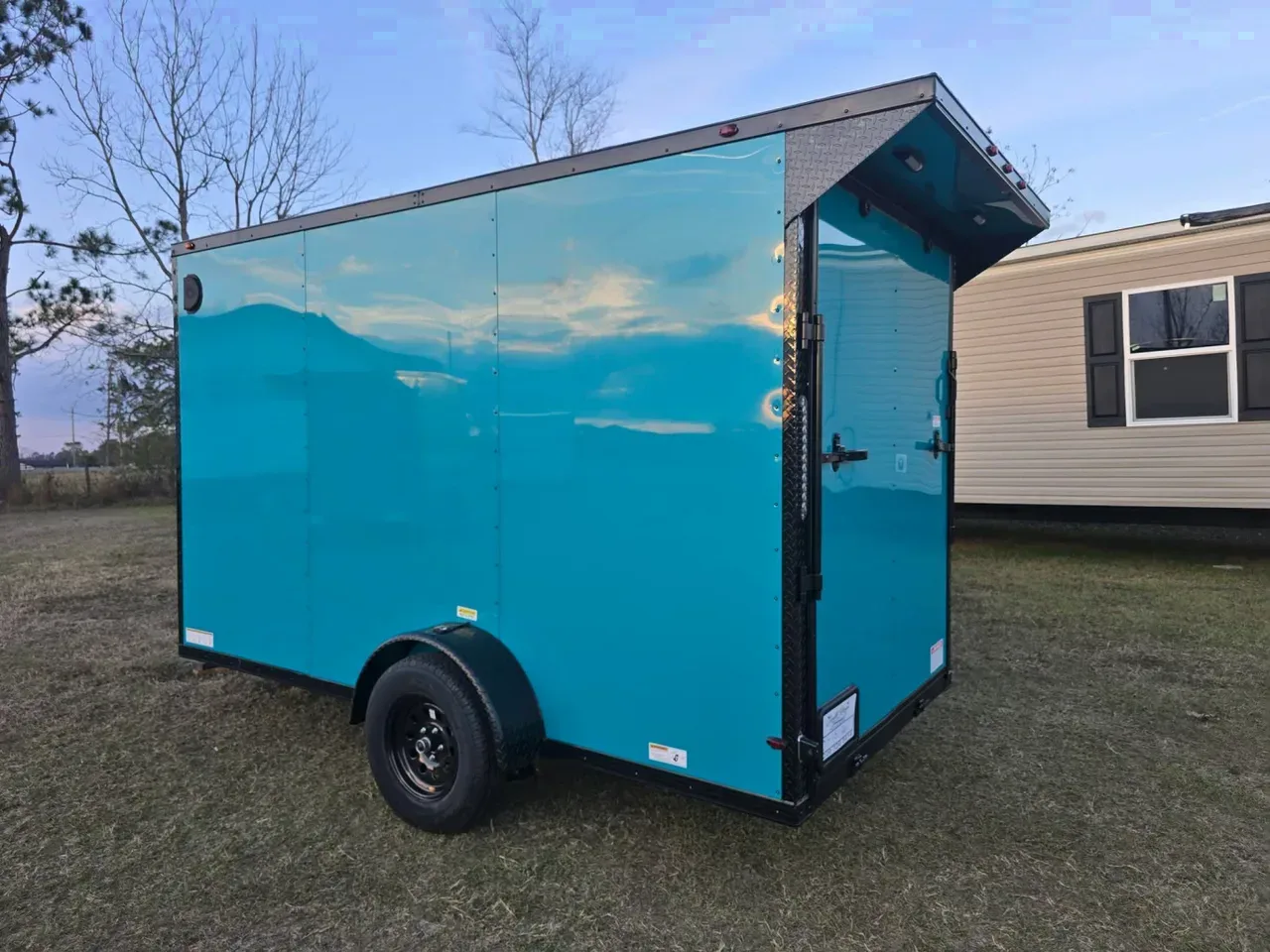 2026 Other 6x12 SA South River Cargo / Enclosed Trailer Blackout Package with Rear Spoiler with Lights