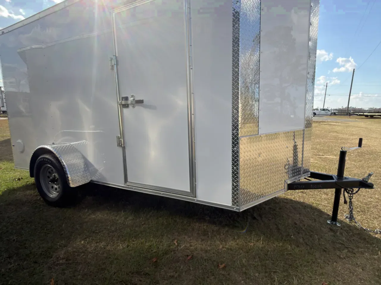 2026 J&C Suppliers 6x12SA .080 PolyCor Barlock 6'6" Tall Cargo / Enclosed Trailer