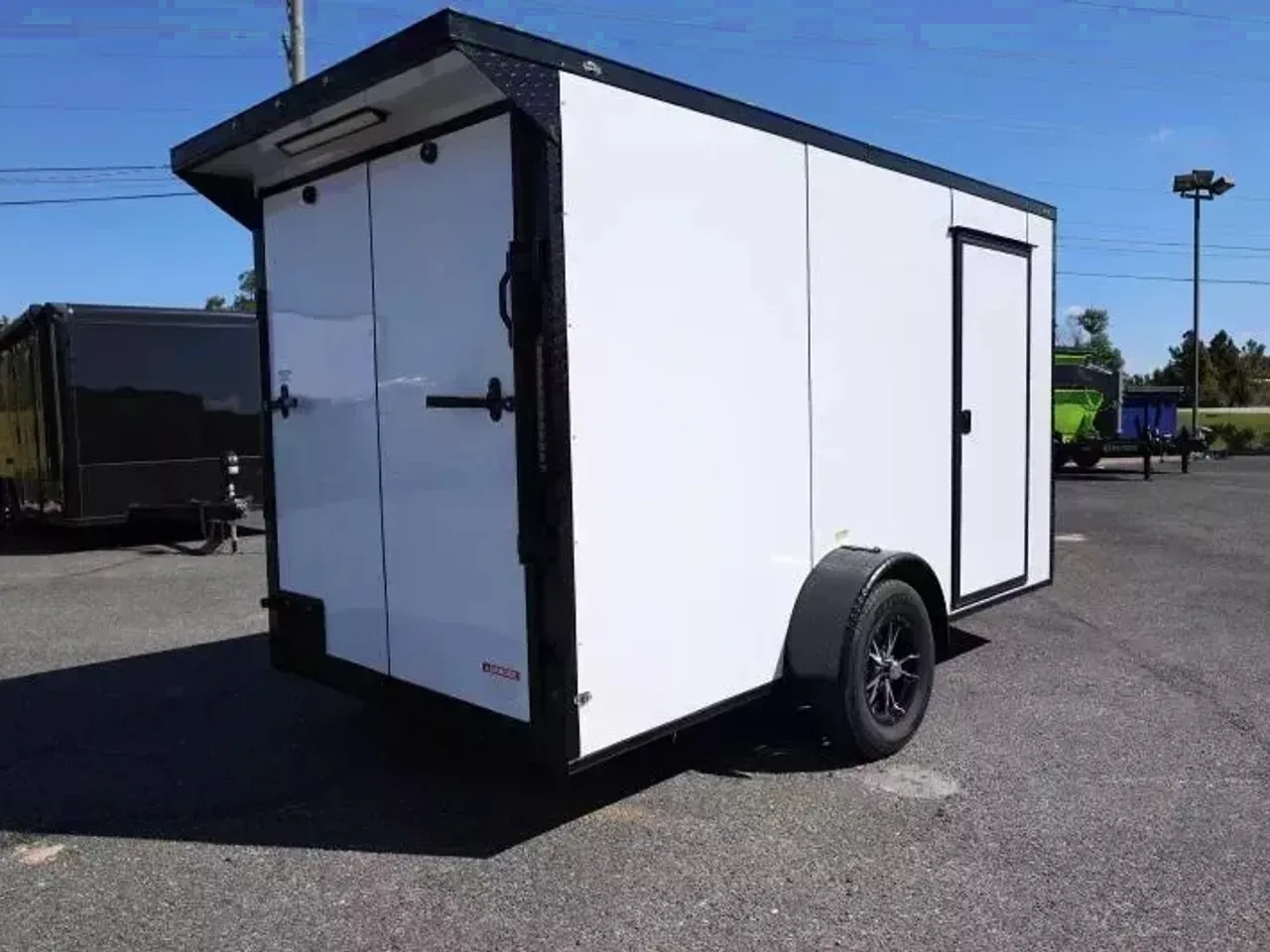 2026 South Georgia 6 X 12 SA Enclosed Cargo Trailer | Spoiler, Polycore, 6'6" Interior, Alloy Wheels