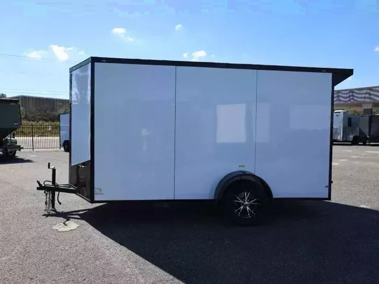 2026 Deep South 6 X 12 SA Enclosed Cargo Trailer | Spoiler, Polycore, 6'6" Interior, Alloy Wheels