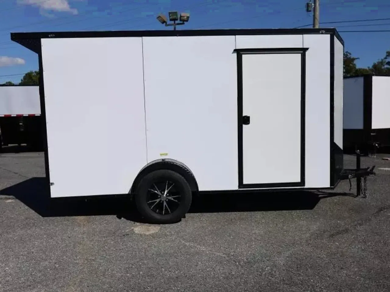 2026 Deep South 6 X 12 SA Enclosed Cargo Trailer | Spoiler, Polycore, 6'6" Interior, Alloy Wheels