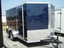 2026 Black 6 X 12 Tandem Axle Cargo Trailer