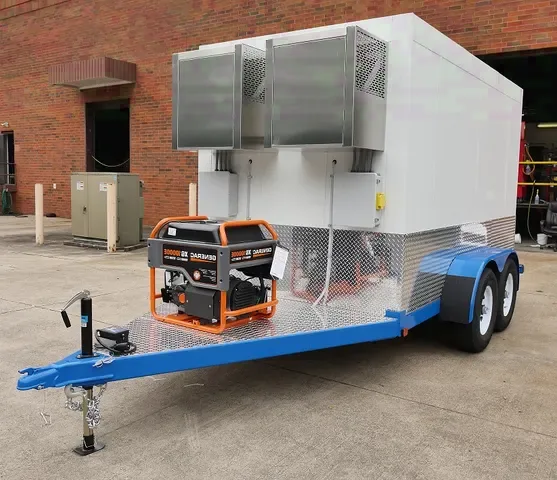 12FT Refrigerated Trailer w/ Blue Trim