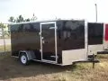Black  7X12 Single Axle Cargo Trailer (2026)