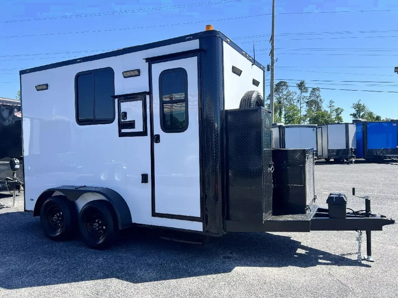 SDG 7 X 12 TA Fiber Splicing Trailer / Enclosed Trailer | TURNKEY w/ Generator