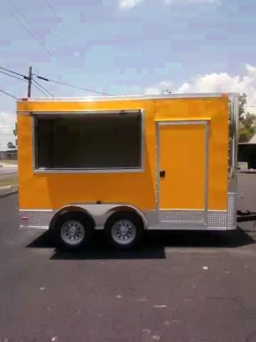 YELLOW 7X12 TA CON TRAILER