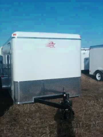 WHITE 2026 7X14 TA CARGO TRAILER