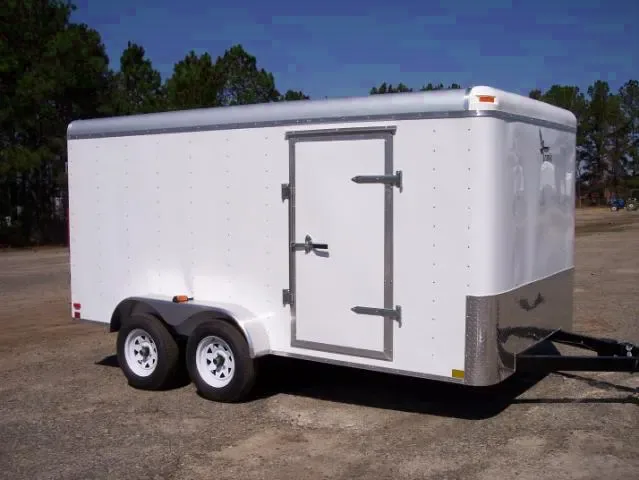 14ft Cargo Trailer w/Rear Ramp Door