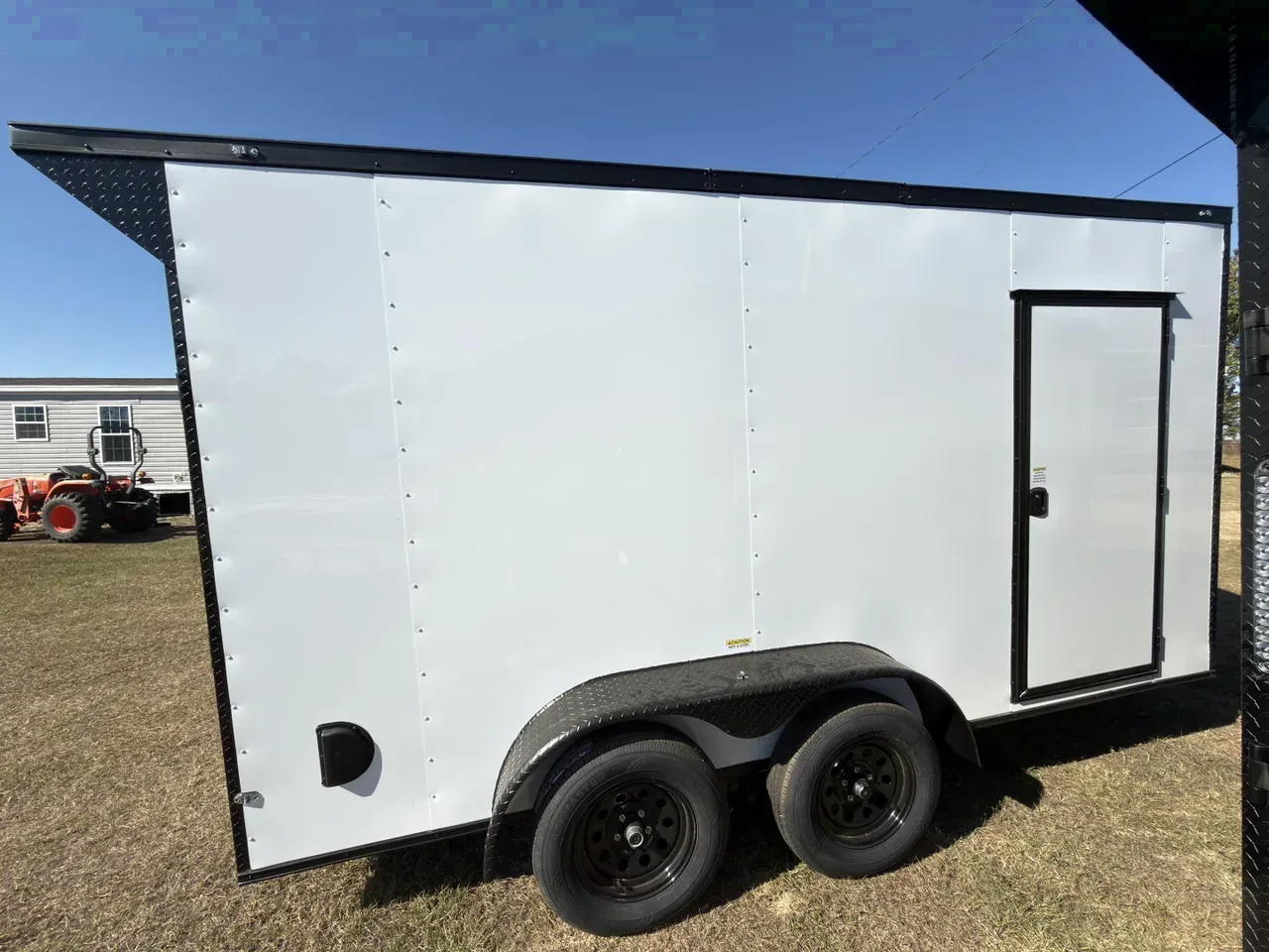 2026 Cargo United 7x14TA 7' Tall .080 PolyCor Blackout Package Rear Wing Spoiler Cargo / Enclosed Trailer
