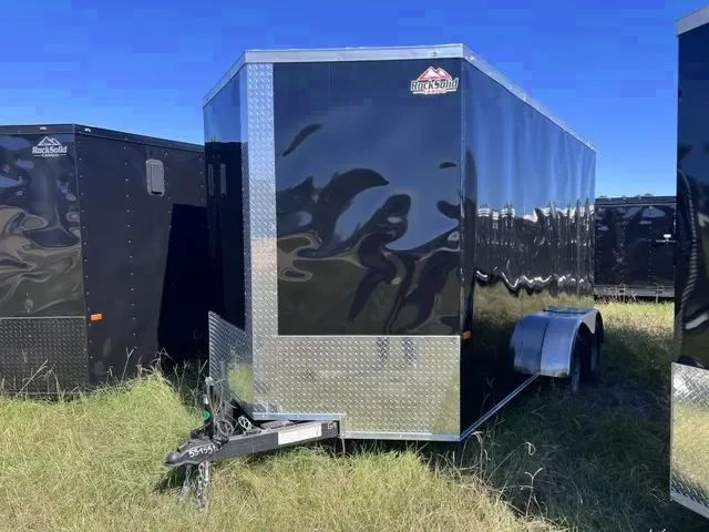 2025 Rock Solid Cargo 7x14 Black Enclosed Trailer – Douglas, GA
