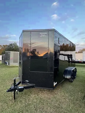 2025 Titanium 7x14TA .080 Polycor Blackout Enclosed Trailer
