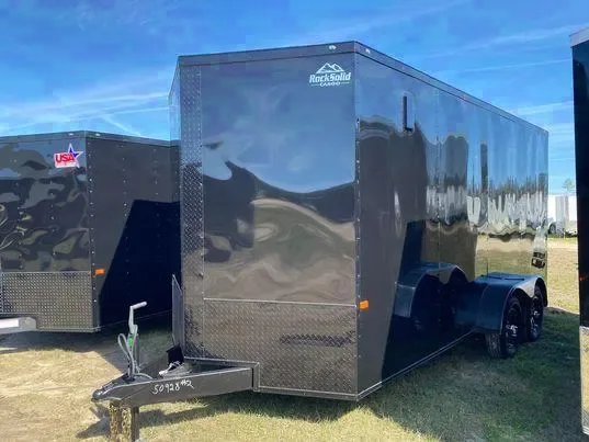 2025 Rock Solid Cargo 7x16 Tandem Axle Enclosed Trailer