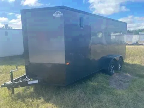 Make Offer: 2025 Rock Solid Cargo 7x16 Tandem Axle Enclosed Trailer - Charcoal