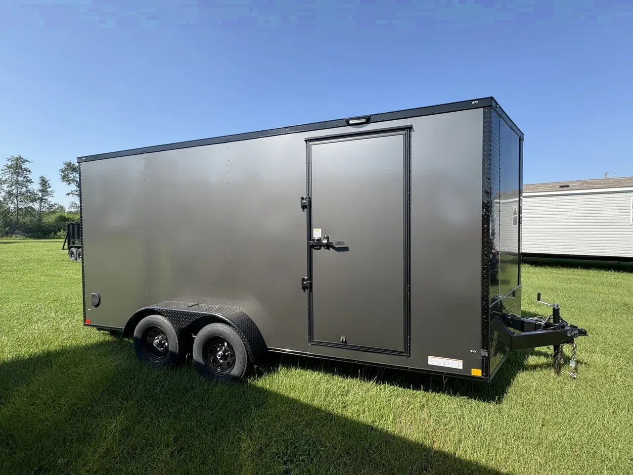 2026 Diamond Cargo 7x16TA Charcoal Blackout Cargo / Enclosed Trailer