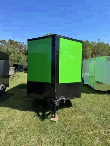 2025 South Georgia Cargo 7x16 Green Blackout Trailer - Douglas, GA