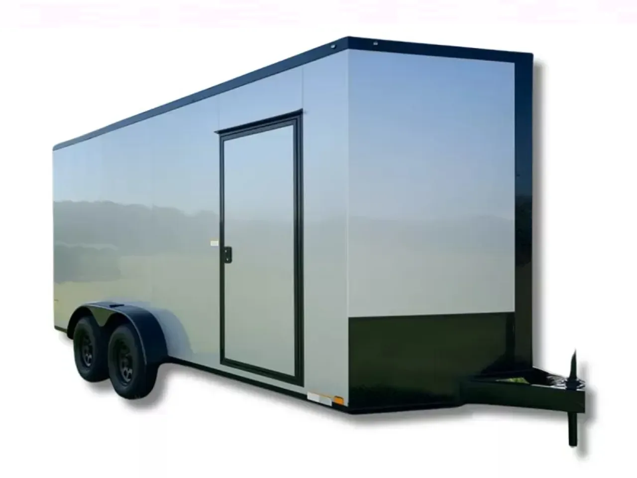 Xtreme Cargo 7x16 TA Polycore Enclosed Cargo Trailer| 7ft Interior, Semi-Screwless, Blackout, Ramp