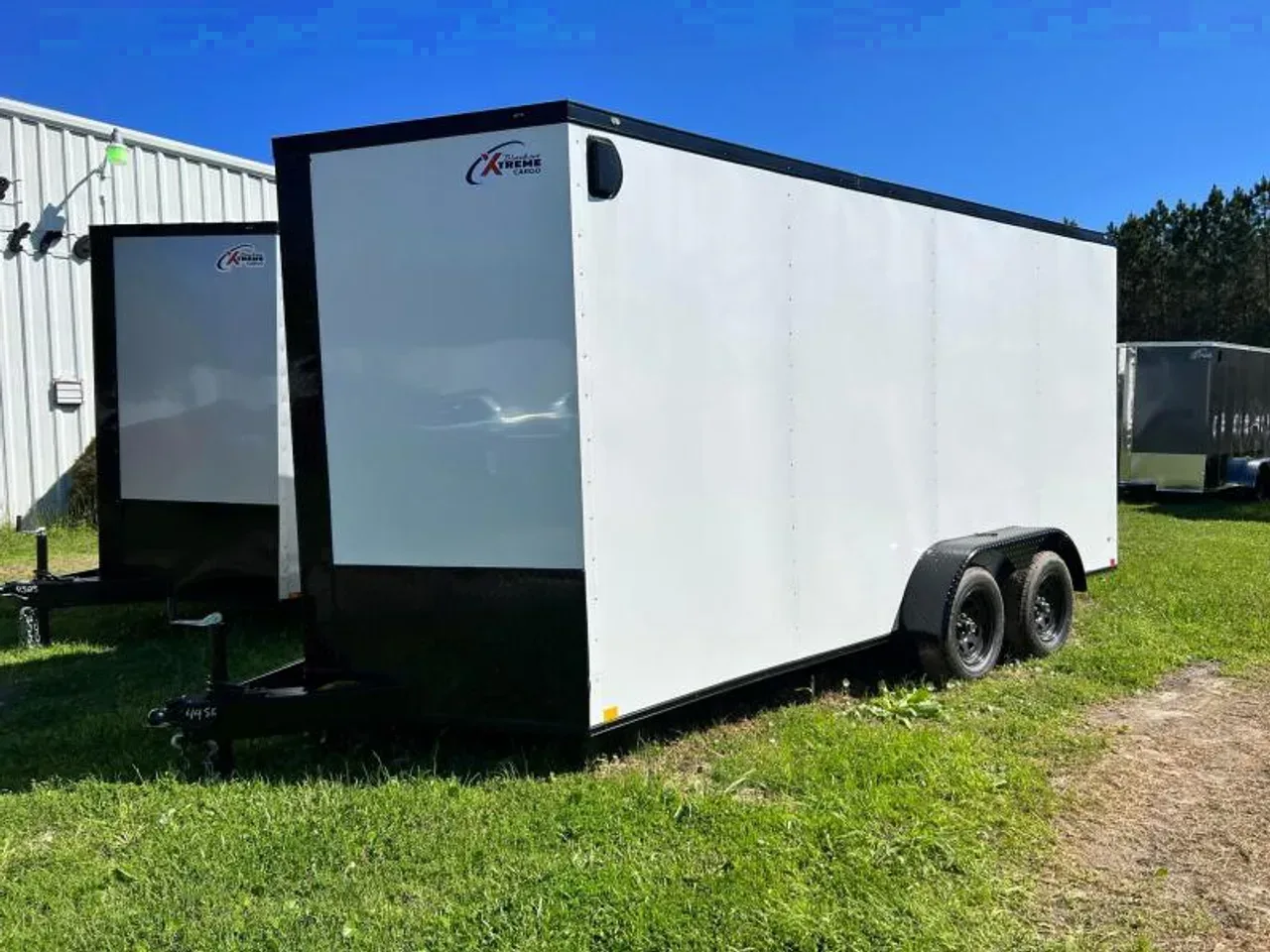Xtreme Cargo 7x16 TA Polycore Enclosed Cargo Trailer | 7ft Intrerior, Semi-Screwless, Blackout, Ramp