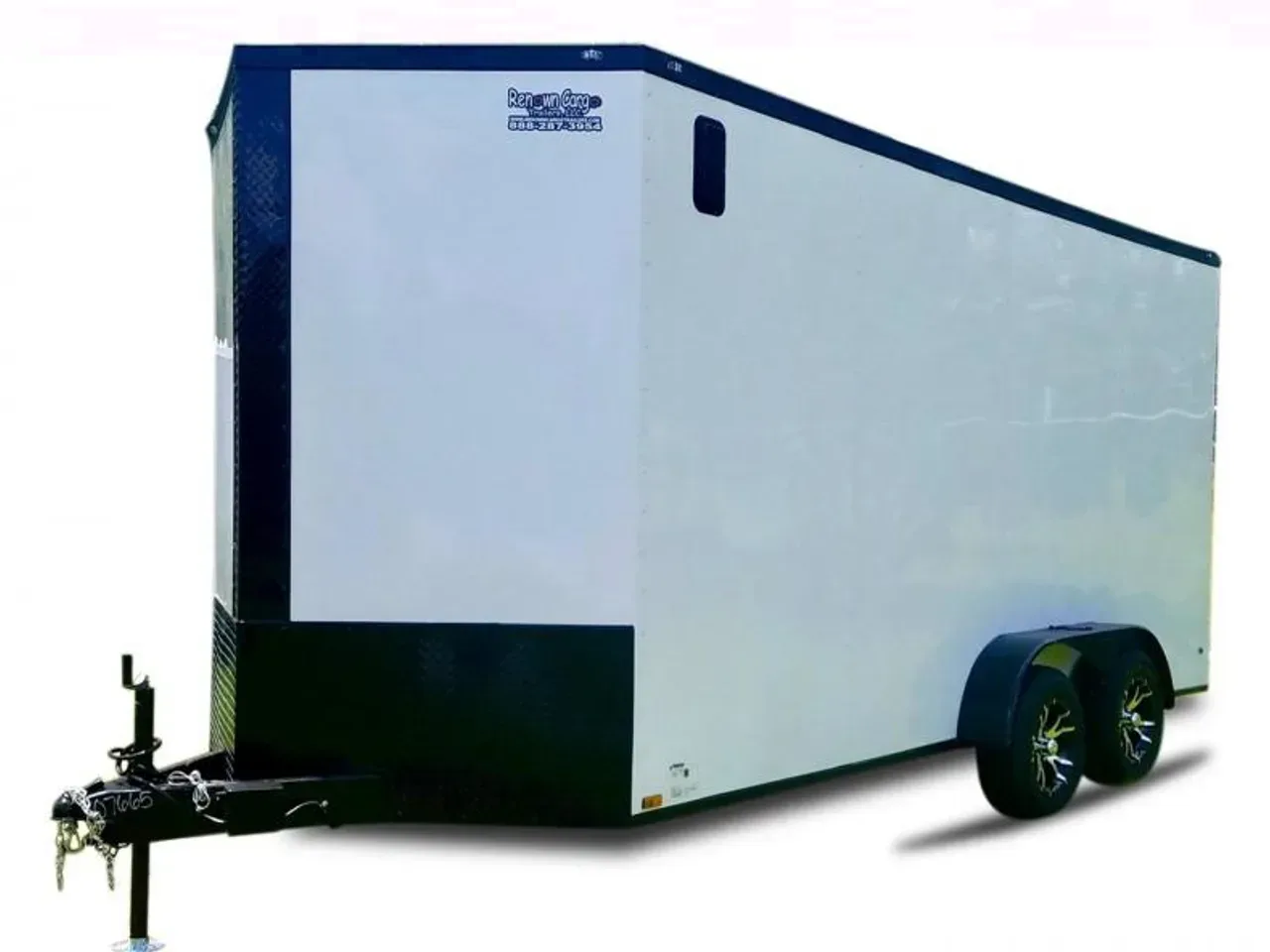 2027 Rock Solid Cargo 7 x 16 TA Enclosed Cargo Trailer / Blackout Special