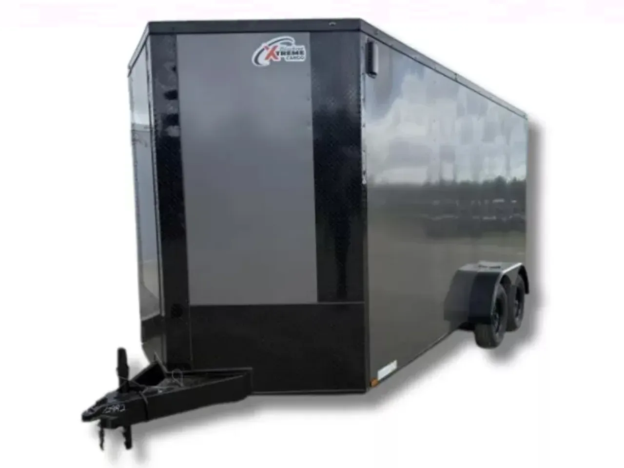 Xtreme Cargo 7x16 TA Polycore Enclosed Cargo Trailer | 7ft Interior, Semi-Screwless, Blackout