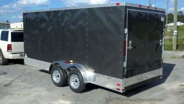 CHARCOAL 7X16 TA CARGO TRAILER 2025
