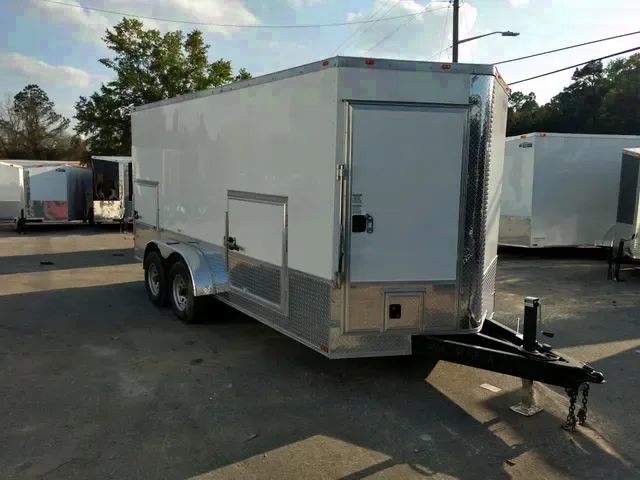 2025 7 X 16 Tandem Axle Contractor Trailer V-Nose