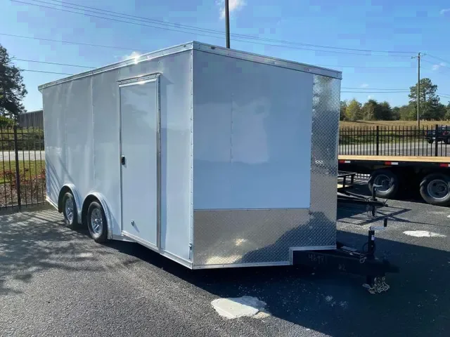 Heavy-Duty 2025 Rock Solid Cargo 8.5x16 Tandem Axle Enclosed Trailer - Your Offer Awaits!