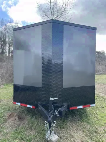Heavy-Duty 2025 Titanium 8.5x16 Blackout Cargo Trailer